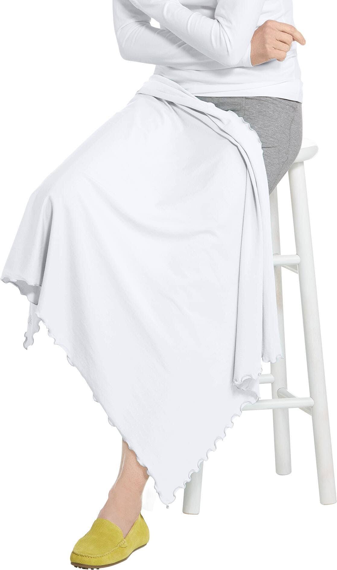 66b87949a52710dbbc4e60a315eb20b35bbd5a23da369681930c909679829427.jpg Coolibar UPF 50+ Sun Blanket - Sun Protection (One Size- White) - Image 1