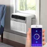 Restored Soleus Air 8, 000 BTU Saddle Window Air Conditioner with Wi - Fi (Refurbished)