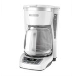 Black & Decker - Cm1160w - 12-Cup Programmable Coffeemaker - White