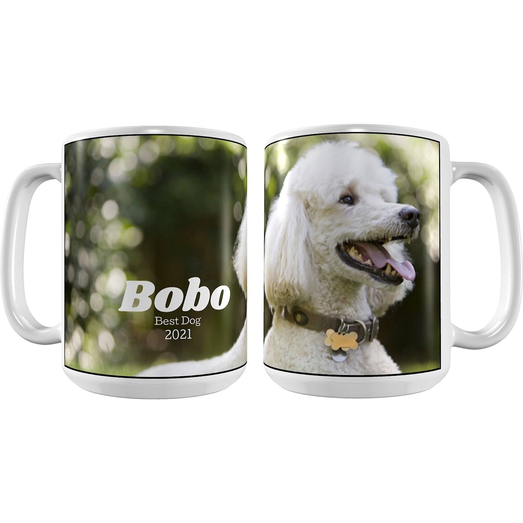 673b488189f5e19269a3b459b61bebe665c95ed34ae332b3a75e8c8428fc800a.jpg Frisco Personalized Classic Photo White Coffee Mug, 15-oz - Image 1