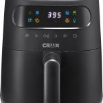 Crux - 3-Qt. Digital Air Fryer Kit with TurboCrisp - Black