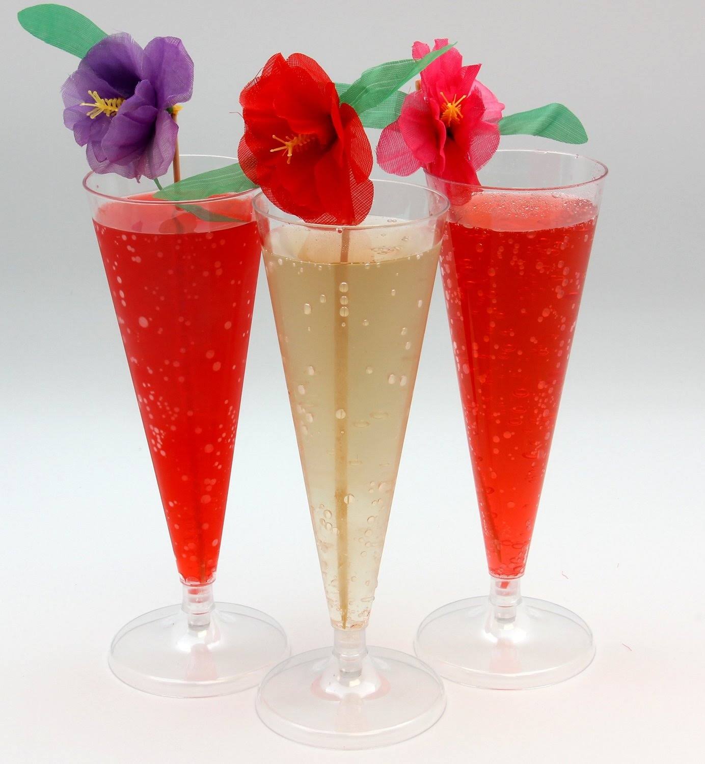 677e3c8b0bc45a516dbfca878392c744aaf78faa907f1f606287b514e6ee1eda.jpg 30 PC Clear Plastic Classicware Glass Like Champagne Wedding Parties Toasting Flutes - Image 1