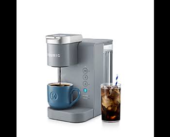 679cc3ef8ed6e3cd70aa7e999cb88cea959ffaa646538bc03d1decfe008d9466.jpg Keurig K-Iced Essentials Single Serve Coffee Maker, Gray - Image 1