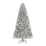 Home Accents Holiday 22GU75002 7.5 ft. Alta Flocked Christmas Tree