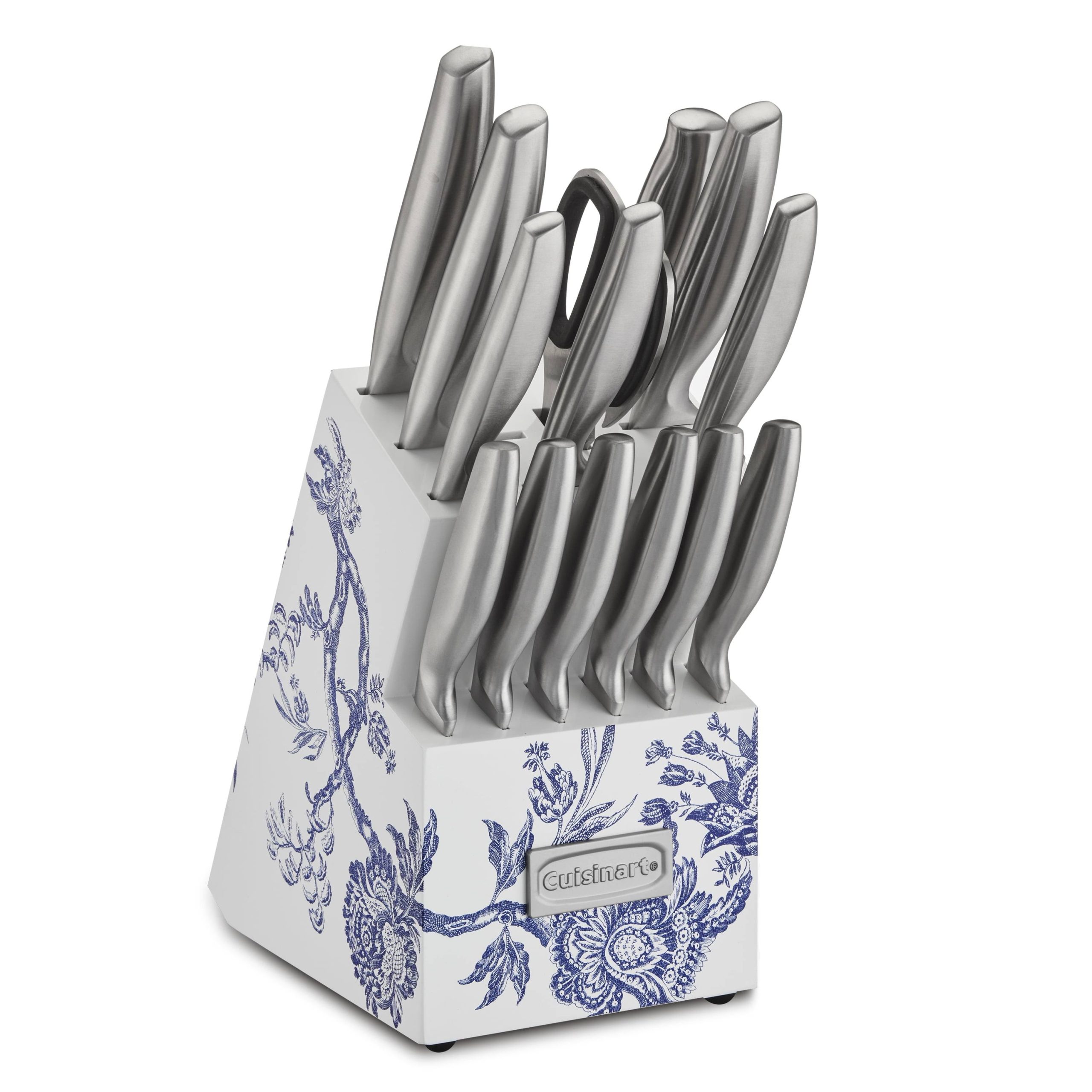 67aea06e2d43240b68b48f91a071e4fec30737d5f1e770cedf9689699efc91e8.jpg Cuisinart Caskata 15 Piece German Stainless Steel Cutlery Block Set - Image 1