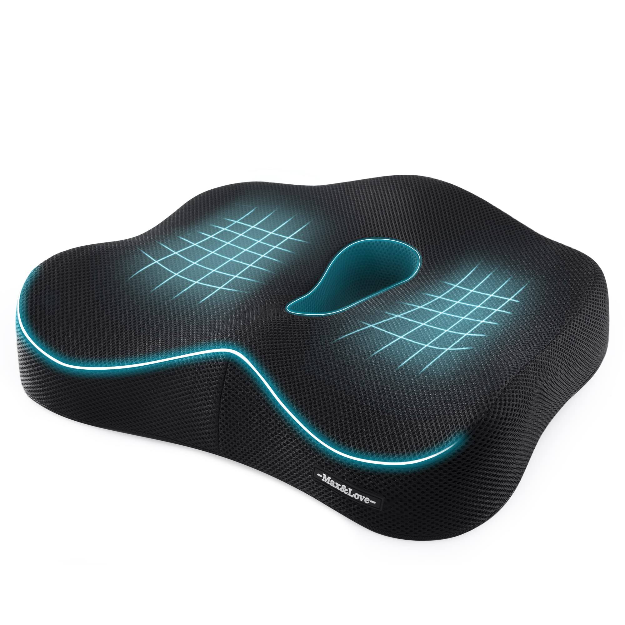 67d89c23a43b320d549595812e0ee3fbcb409bcb384d6bfe04a7c2f5ed0b54a3.jpg Memory Foam Seat Chair Cushion for Relieves Back Sciatica Pain Tailbone Pain Coccyx Degenerating Disc Orthopedic Osteoarthritis Prostate Cushion Low - Image 1