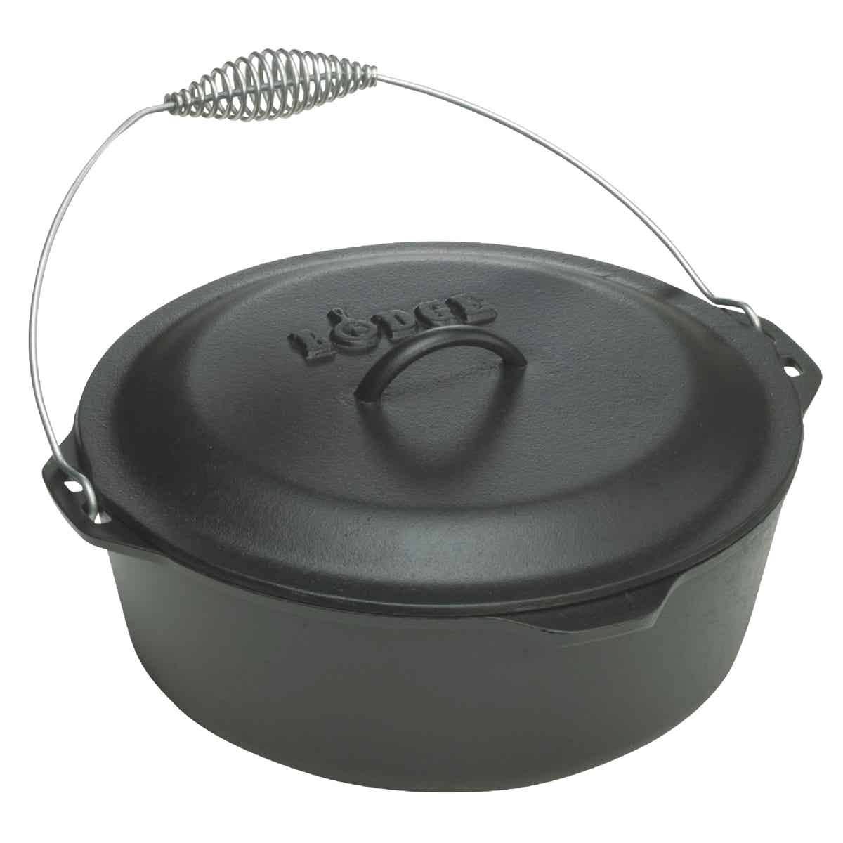 67e6591137037176e7b5d1429836478b0783ca803d0dce104fda1c718d903396.jpg Lodge 9 Quart Cast Iron Dutch Oven - Image 1