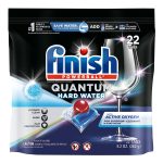 Finish Powerball Dishwasher Detergent, Quantum, Hard Water, Automatic - 22 tabs, 9.2 oz
