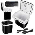 Newest Portable Iceless Thermoelectric Cooler Warmer Low Noise Car Electric Refrigerator Mini Fridge for Car Travel Trip Caming