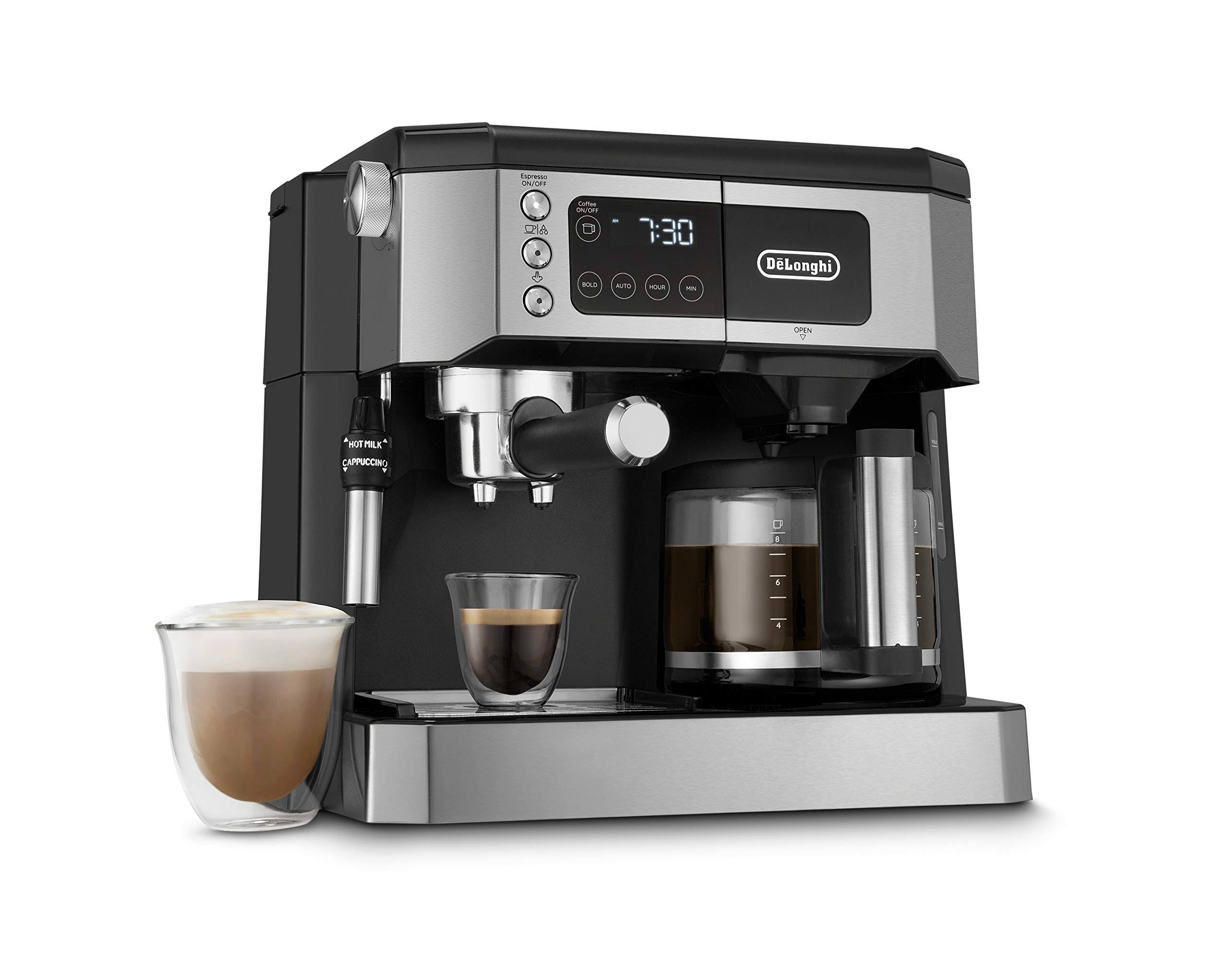 683753ba759fcda2c901cab3f8c35f71ff4f07f345f682b7fb5357848e37a2df.jpg De'Longhi All-in-One Combination Coffee Maker & Espresso Machine - Image 1