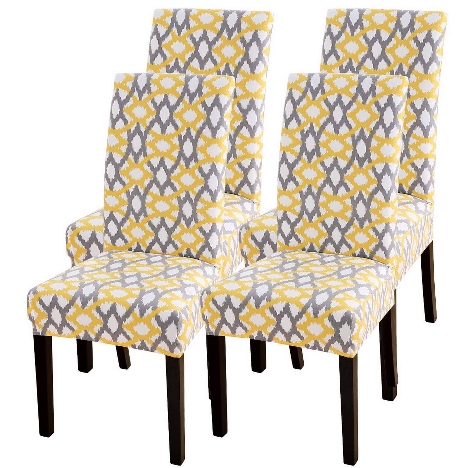 683bc8a1aa8532f1f842ef12d6b2d36bbb8c270d631cf0e61d595b26c0918433.jpg SearchI Dining Room Chair Covers Set of 4, Stretch Parsons Chair Slipcovers Super Fit Spandex Removable Washable Kitchen Chair Protector Cover for - Image 1