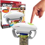 Emson RoboTwist Jar Opener, Automatic Jar Opener, Deluxe Model with Improved Torque, Robo Twist Kitchen Gadgets for Home, Electric Handsfree Easy Jar