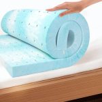 Ego Topper 2 inch Queen Memory Foam Mattress Topper, Cooling Gel Foam Mattress Topper for Pressure Relief, Ventilated Design Bed Topper in A Box,