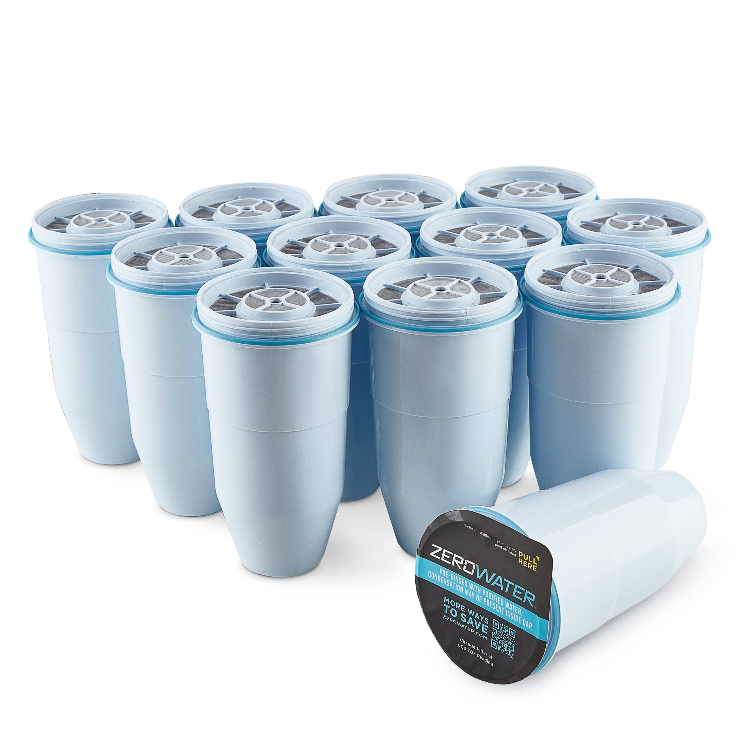 68abbff60dc3f72a8fe17c31d6e76912451cd49a2458f4379aea0e681f606526.jpg Zerowater 12-Pack Replacement Filters - Image 1