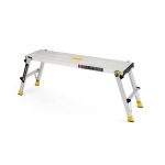 Gorilla Ladders 47.25 in. x 12 in. x 20 in. Aluminum Slim-Fold Work Platform. 300 lbs. Load Capacity-Instock