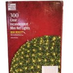 Home Accents Holiday 300 Clear Incandescent High Density Mini Net Lights