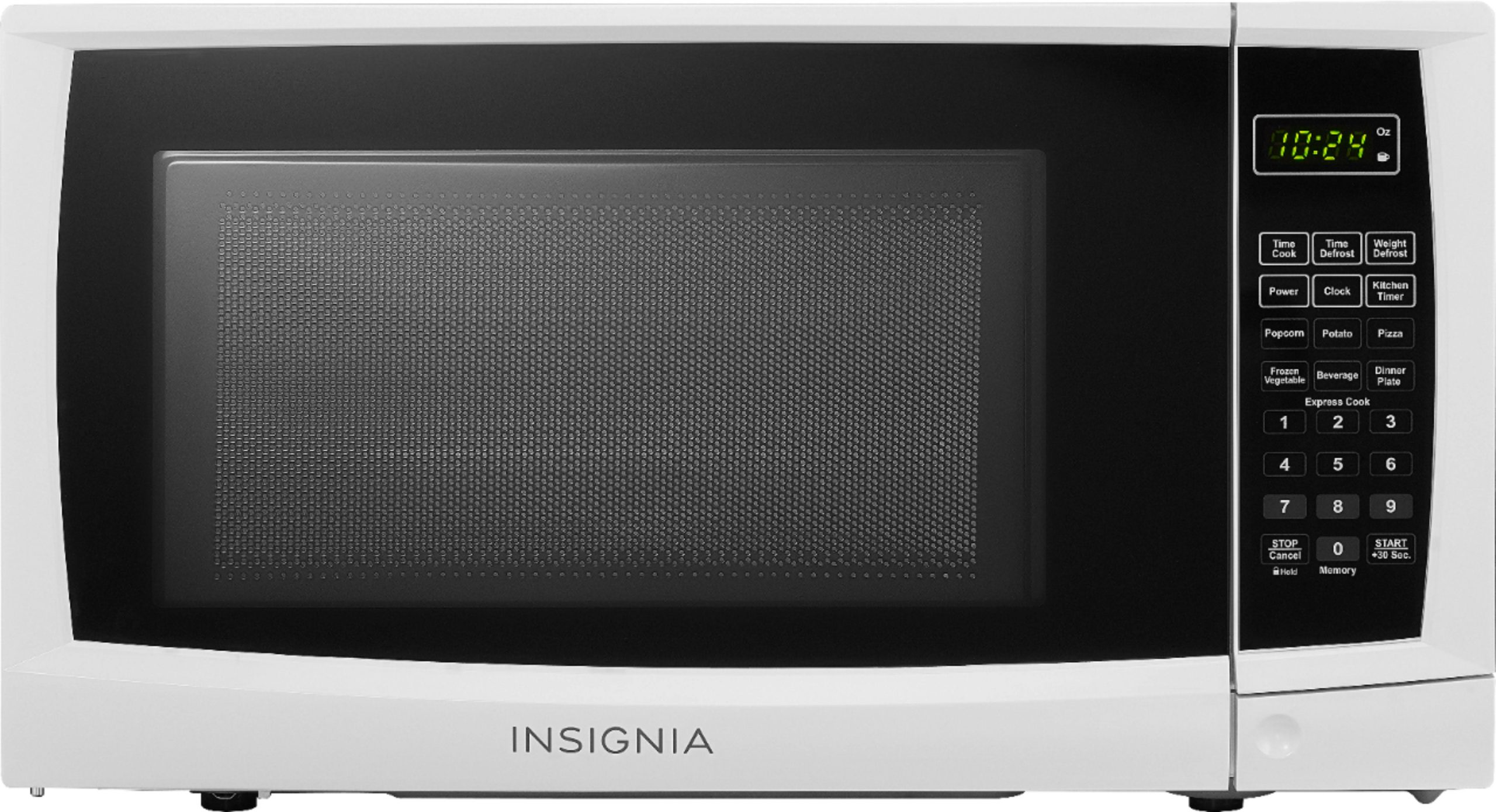 694e611fbafcabdc13f012b220b519c94661ec223af05fc4f26bf6c107ea4241.jpg Insignia - 0.7 Cu. ft. Compact Microwave - White - Image 1
