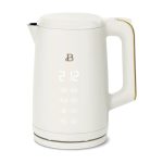 Beautiful 1.7 Liter One Touch Electric Kettle White Icing by Drew Barrymore