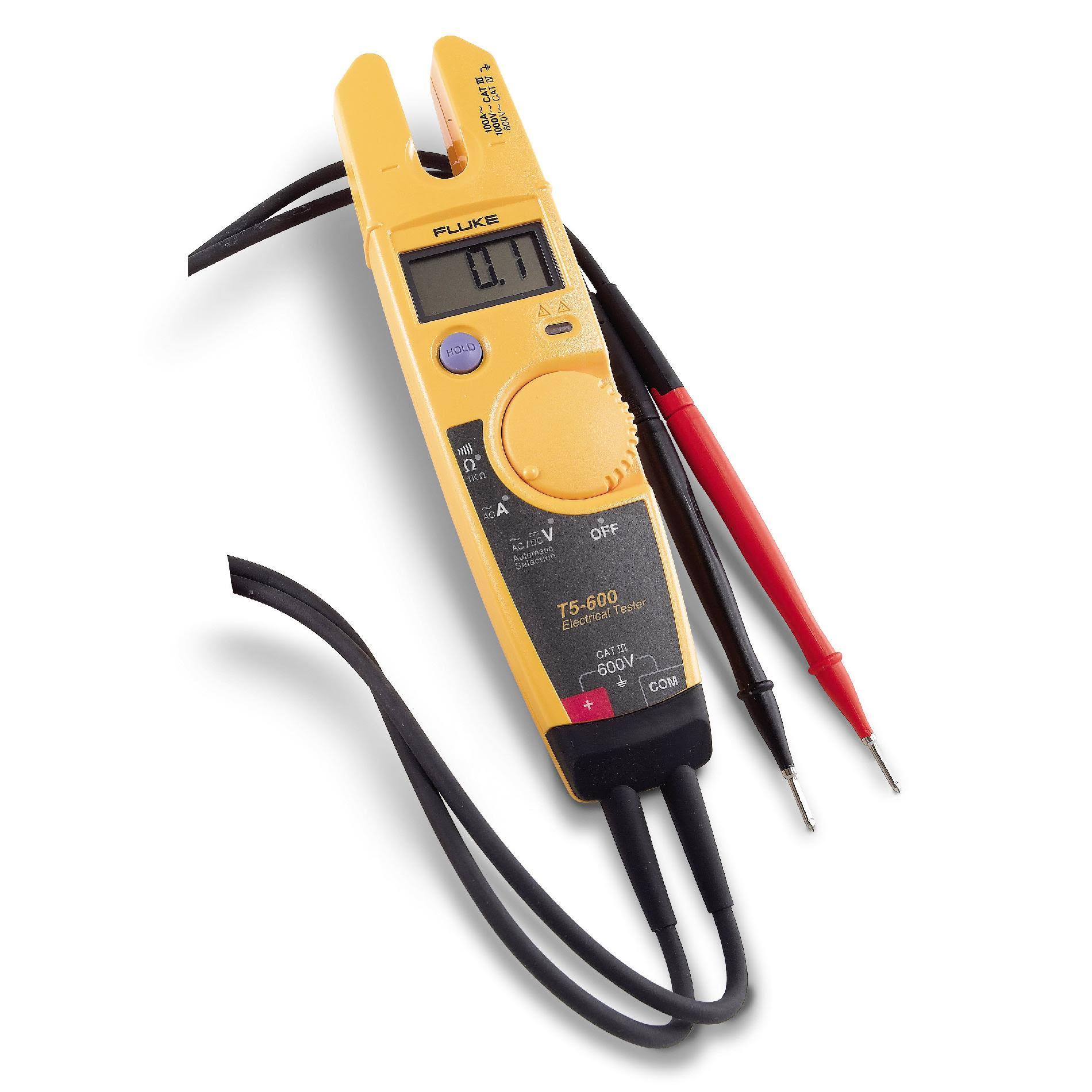 69b4fa2c6ae2a6e9fbc194e90fbfd68c56ef7f70757aaff2a2e05e677fa9ed72.jpg Fluke T5-600 Electrical Tester - 600V - Image 1