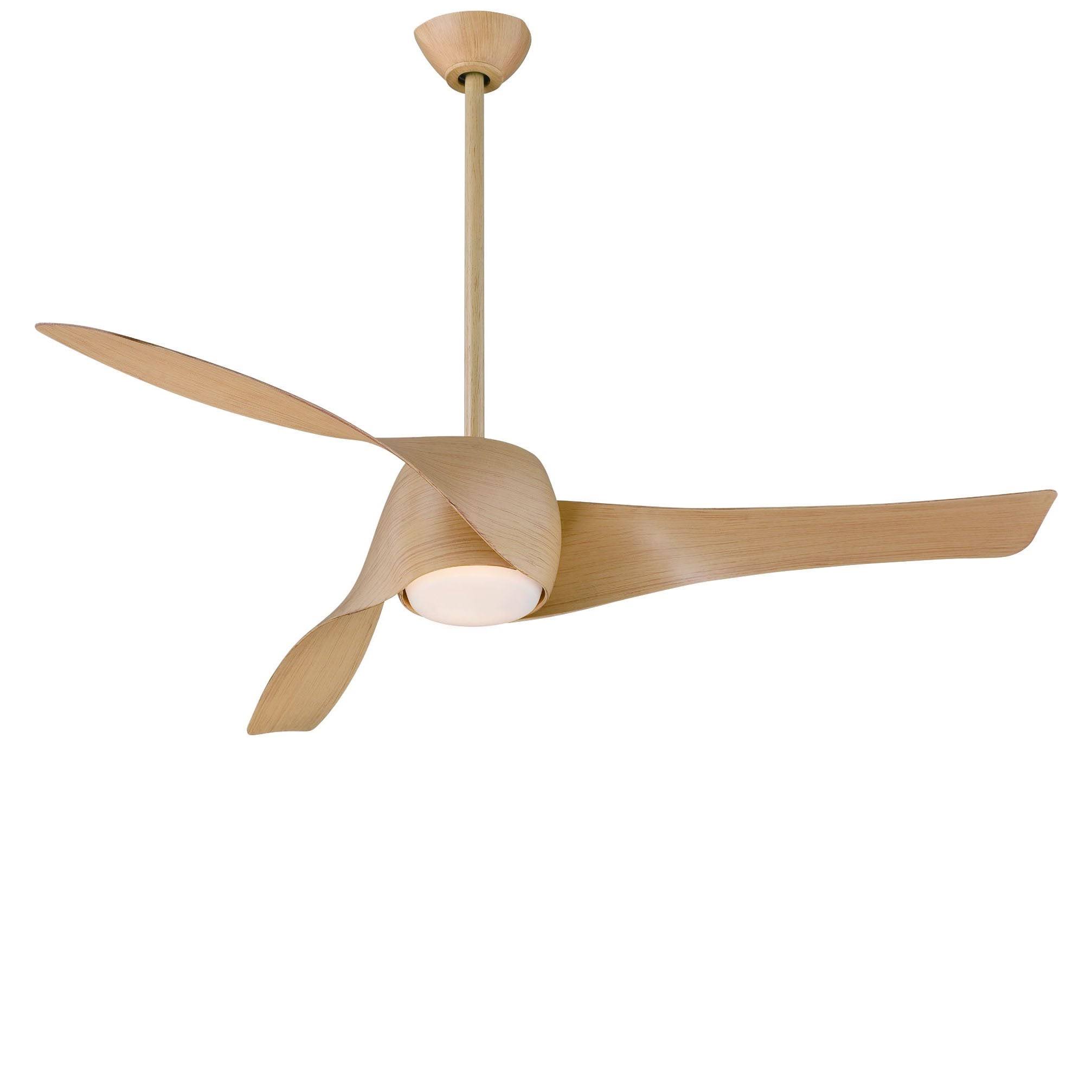 69d0bc762d0ab8889409651db1d46e74f11ded5227a31b9aa6c8ae11e0faba4d.jpg Minka Aire (F803DL) Artemis LED 58" Ceiling Fan Maple - Image 1