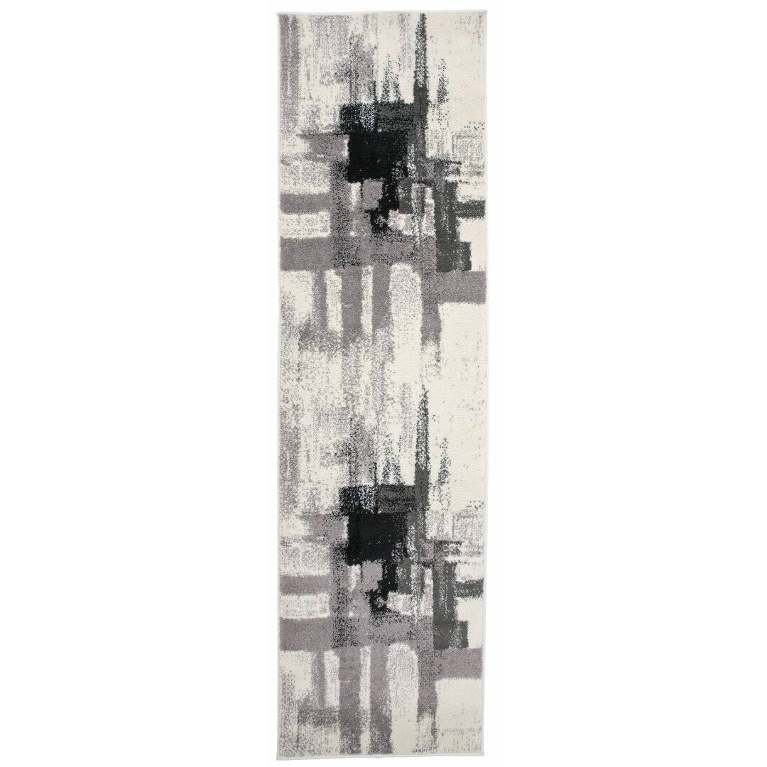 69d2193b203565b7a2cffb5d968117af34316eddd41267ac59e3343e0d58217a.jpg Charter Abstract Multicolor Area Rug Wrought Studio Rug Size: Runner 2' x 7' - Image 1