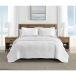 King Quilt Set (Tommy Bahama Solid White)
