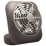 O2cool 5 inch Portable Volcano Fan, Gray