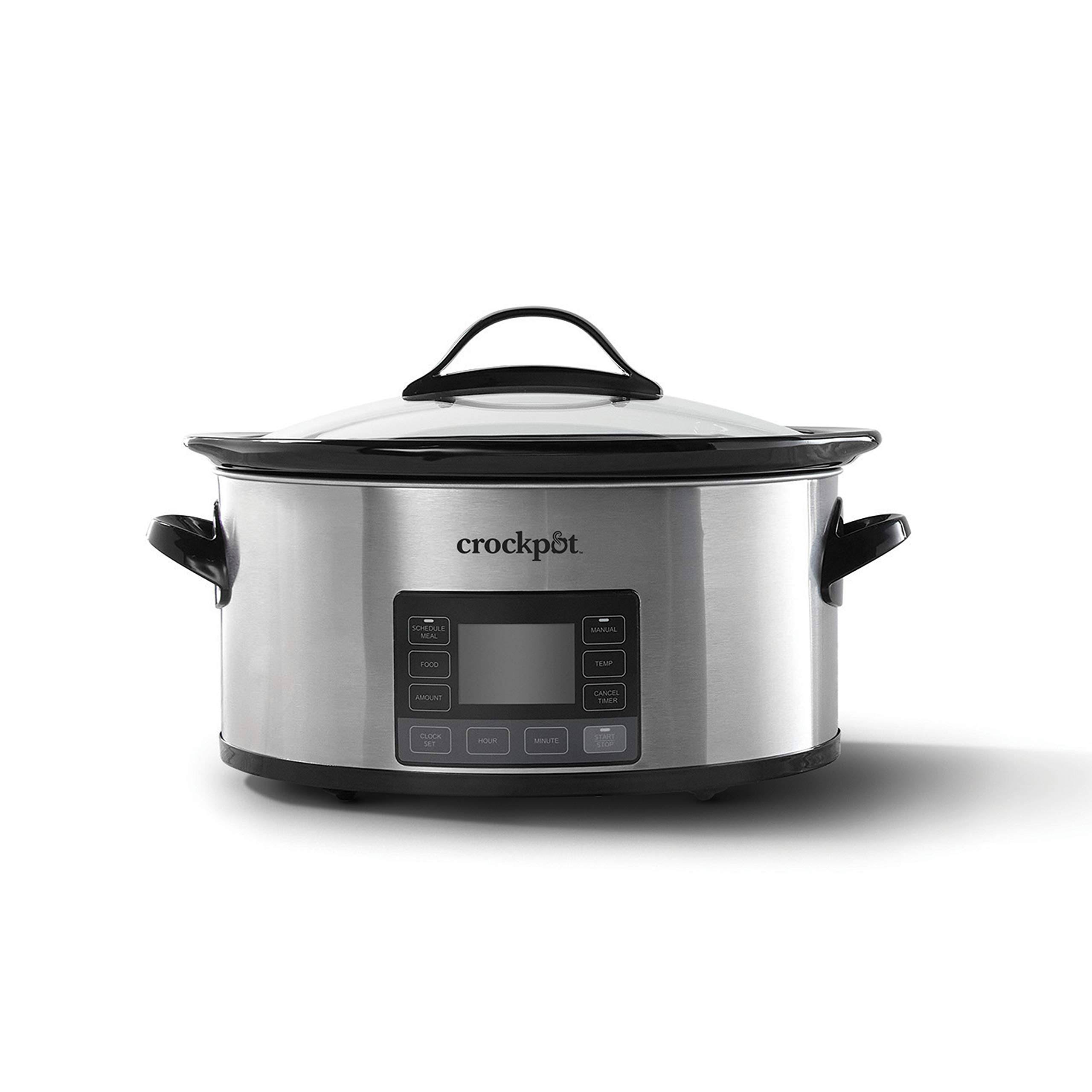 6a429e7159d7ada65fc3cce5472cbe032d2fefa0c3ac73951b633ca4b89b861d.jpg Crock-pot 6 Quart Slow Cooker with MyTime Technology - Image 1