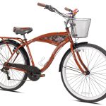 26 Margaritaville Men's Cruiser Bike. Wood Grain Color