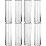 Michaels Bulk 8 Pack: 10.5 inch Cylinder Glass Vase by Ashland, Clear