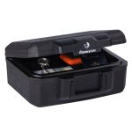 SentrySafe 1200 Fireproof Box with Key Lock, 0.18 Cubic Feet, Black