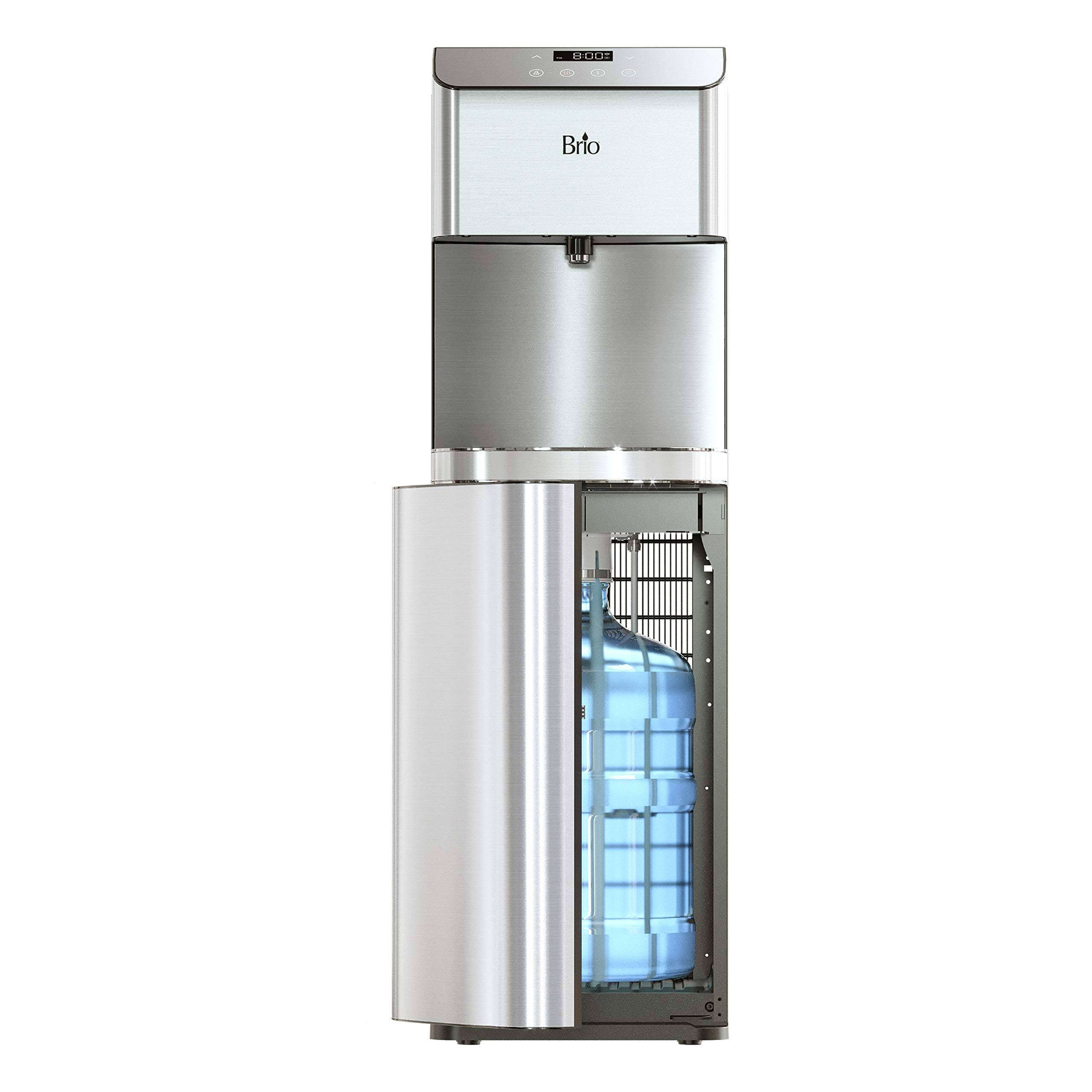 6aac26d8564df470ed8b7c0d8a1cf64519d9f7a6938cc042cfe614d6901256b2.jpg Brio Moderna Self Cleaning Bottom Load Water Cooler Dispenser - Image 1
