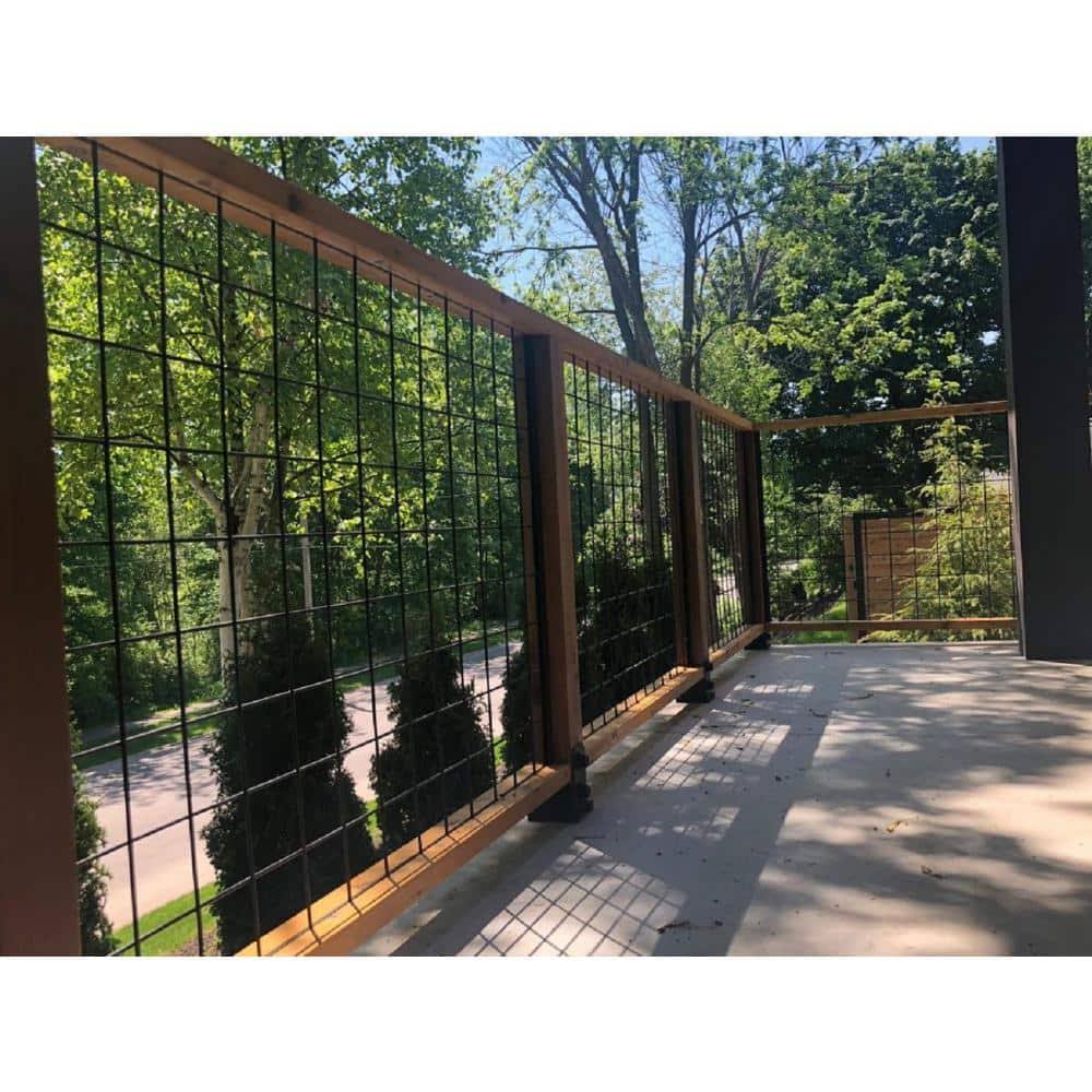 36 in. x 72 in. Wild Hog Black Metal Railing Panel (5-Pack) 36WHB5PK(36 in X 72 in)