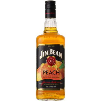 6acc693a960d1ad470b71ca83967546af23aa9ccc4afc8df2527e534b77c475e.webp Jim Beam Bourbon Peach, 1.75 L - Image 1