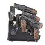 Duluth Forge 22" Ventless 32,000 BTU Propane GAS Fireplace Log Set, Winter Oak