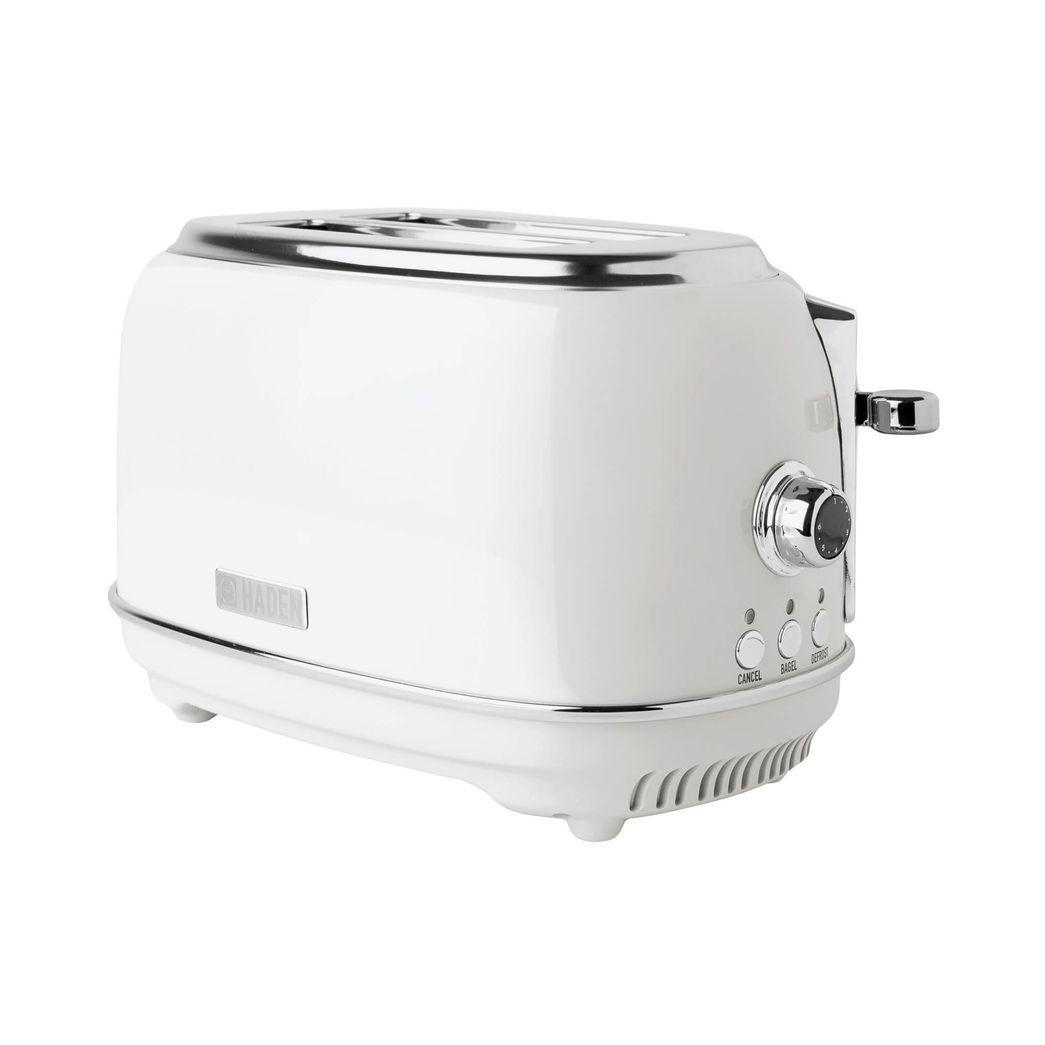6aeeb000b4f7dca68e4f5b1abb0049d26db4842b4e703d045436061048f55c98.jpg Haden Heritage 2-Slice Wide Slot Toaster, White - Image 1
