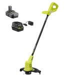 Ryobi P20130 18-Volt One+ Lithium-Ion Cordless String Trimmer with 1.3 Ah Battery and Charger Included