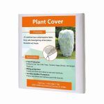 Agfabric Warm Worth Frost Blanket - 0.95 oz Fabric of 120 inchHx 96 inchw Shrub Jacket, Rectangle Plant Cover for Frost Protection