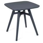 Tangkula 28" Square Outdoor Dining Table Small Compact Outside Furniture