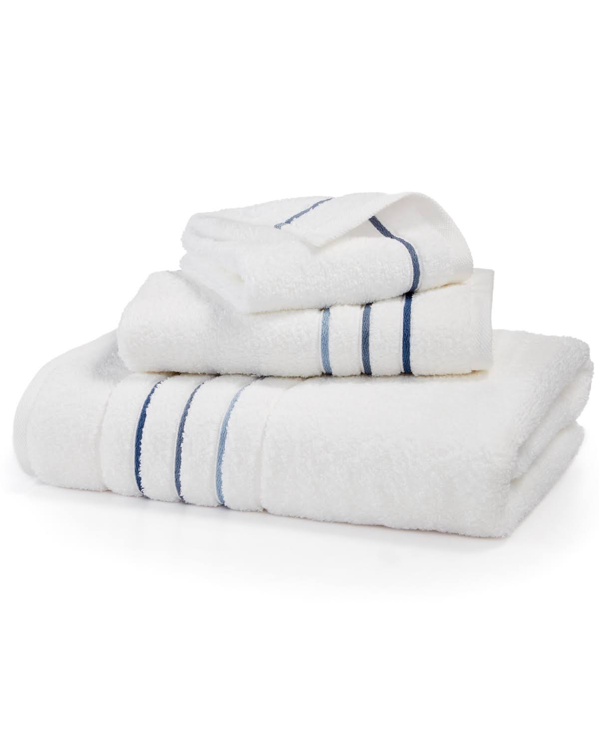 6b945dee78a0fe457350bae94bca2730511fbae0b8091d6873470df1a049c986.jpg Hotel Collection Ultimate Borderline Bath Towel 30 x 56 Blue Midnight - Image 1