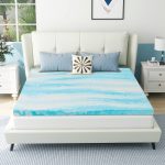 3 Inches Queen Size Cooling Gel-Infused Memory Foam Mattress Topper for Pressure Relief