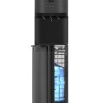 Brio Self Cleaning Bottom Loading Water Cooler Water Dispenser Black Stainless Steel - 3 Temperature Settings - Hot, Room & Cold Water