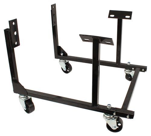 6be30bc7068e3954cafb607d3be5ee6282dc7a4e4689cc966bbb2fa335afc6c8.jpg Chevy Big/small Block Mobile Engine Cradle w/ 3 inch Caster Wheels | Summit Racing SUM-917056-Instock - Image 1