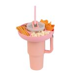 MUWIGO Stanley Cup Snack Tray - Enhance Your Stanley 40 oz Tumbler with Handle Experience with The Ultimate Snacking Solution - Reusable Snack Tray