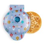 Dash Snowflake Print Mini Waffle Maker