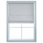 Belmar Washable Cordless 100% Blackout Woven Fabric Roman Shades for Windows Pull-Down Blind for Home, Bedroom, Living Room, Kitchen, Two Tone Color