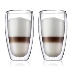 Bodum 2pc Pavina Double Wall 15oz Drinking Glasses