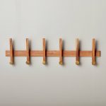26" Wood & Brass Hook Rail - Hearth & Hand with Magnolia