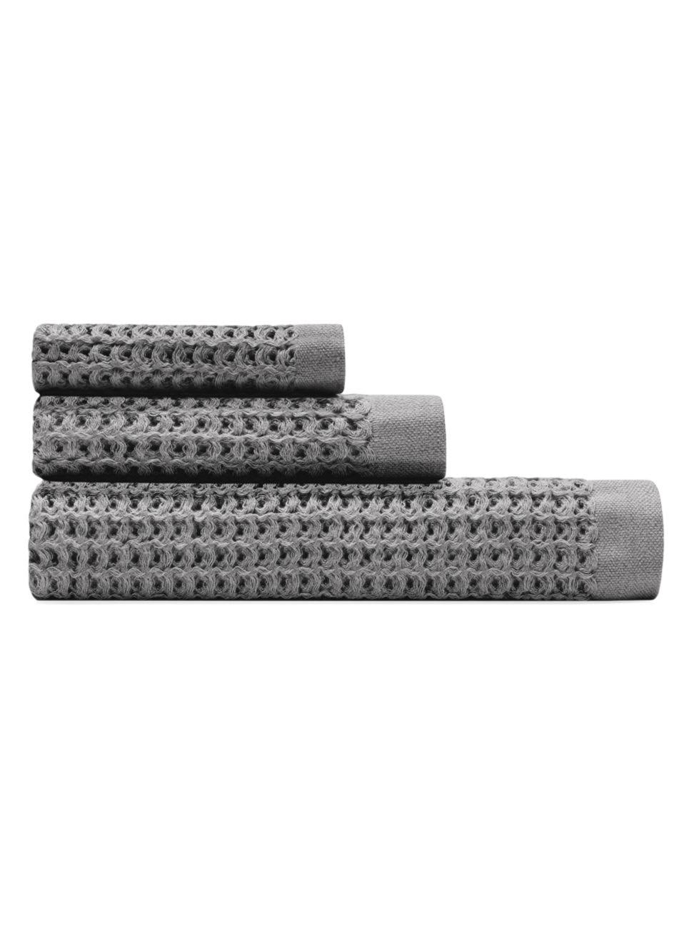 6c5e1692f2fb7e0ec8a1eaf5ade31c51ec7a74f5f9e596c095b1f2356d64007a.jpg Onsen Bath Towel 3-Piece Set - Cinder Grey - Image 1