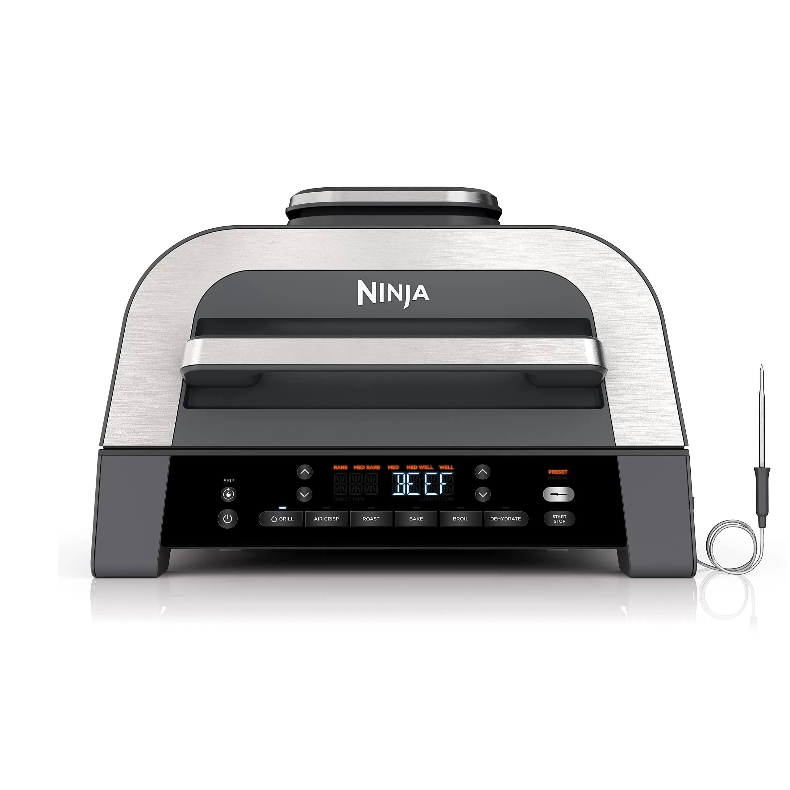 6c6b7b184c8f0e1671dabeba056e97ec5ea3ebc1511dd185833265c0294a2cf1.jpg Ninja Foodi Smart XL 6-in-1 Indoor Grill & Air Fryer - Image 1